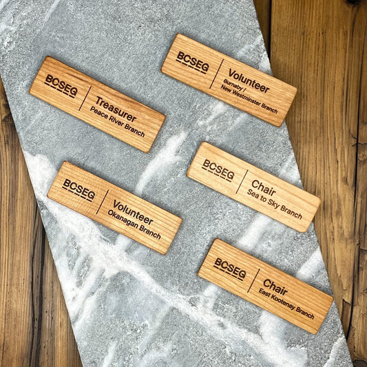 Make a Lasting Impression: Custom Wood Name Tags for Your Business