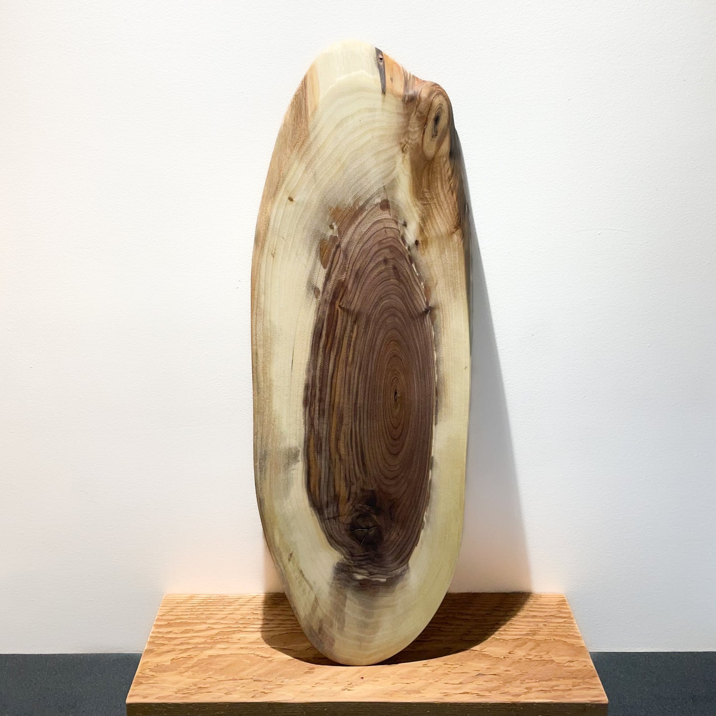 Oval Dark Walnut Charcuterie Board