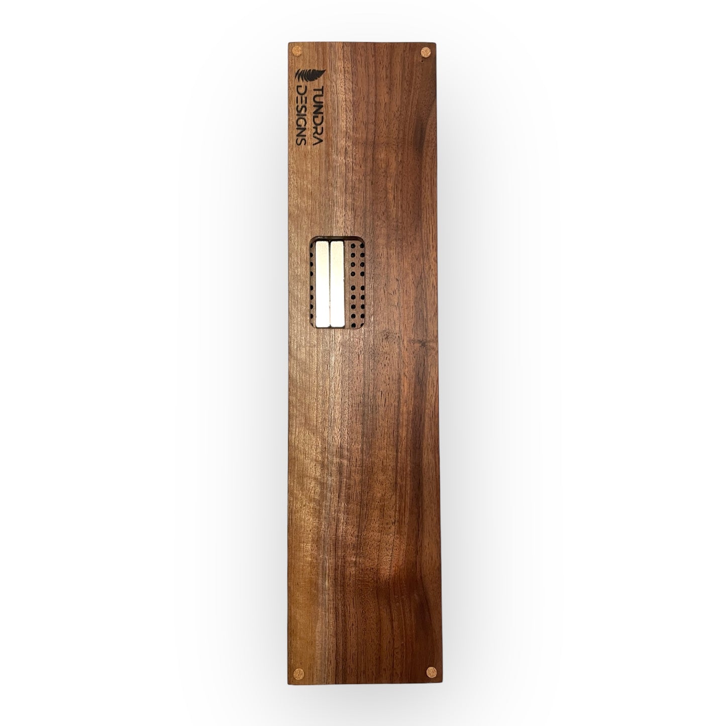 Dark Walnut Cribbage Board (Black Tusk)