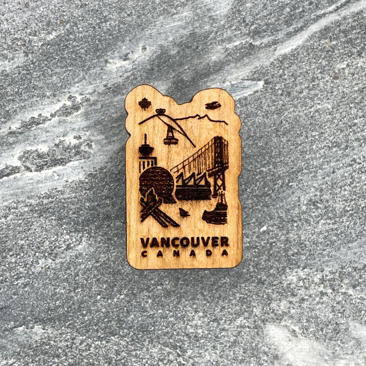 Vancouver Landmarks Pin