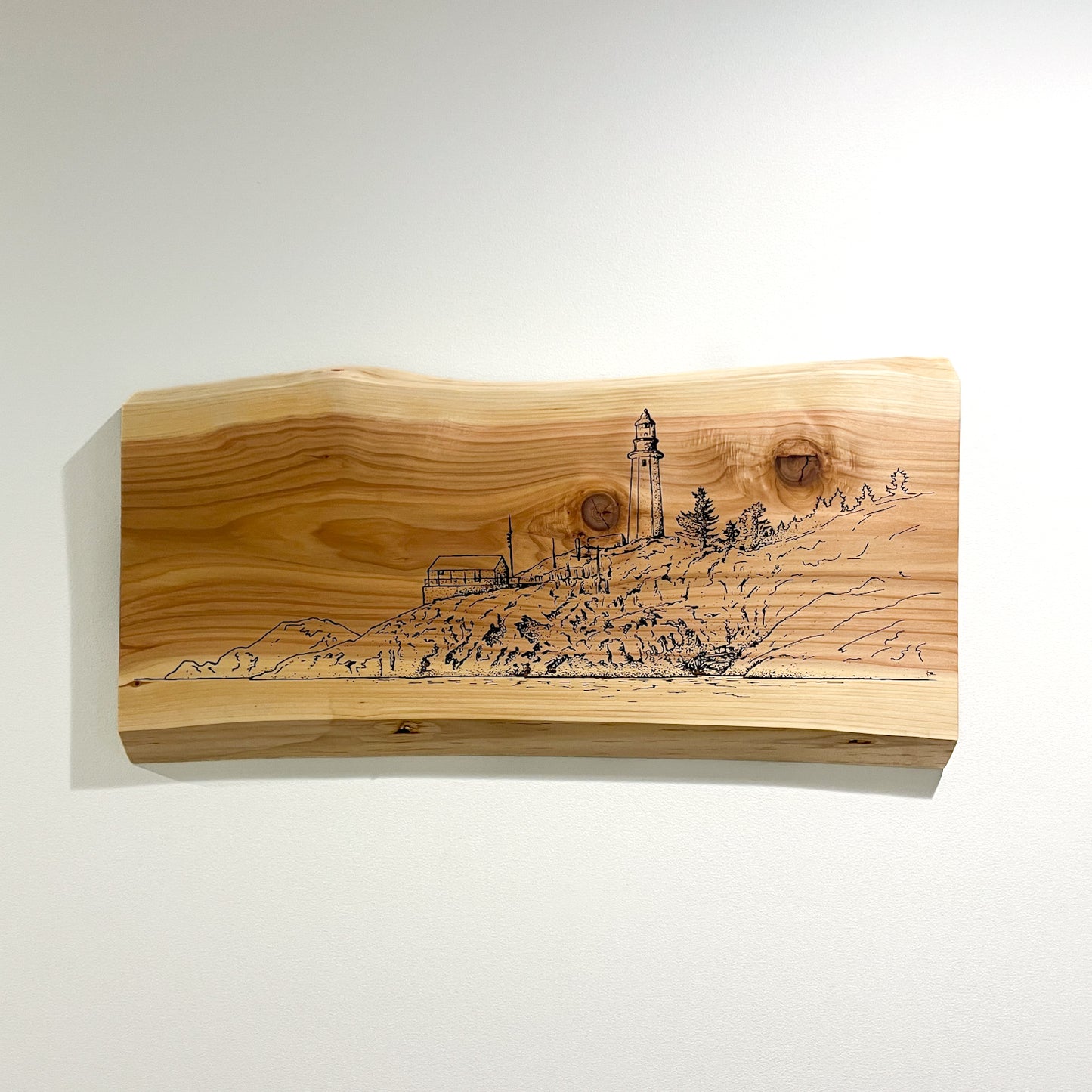 Lighthouse Park Live Edge Wall Art