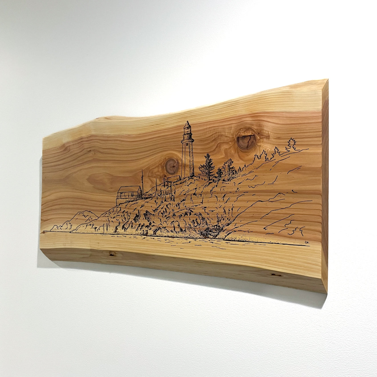 Lighthouse Park Live Edge Wall Art