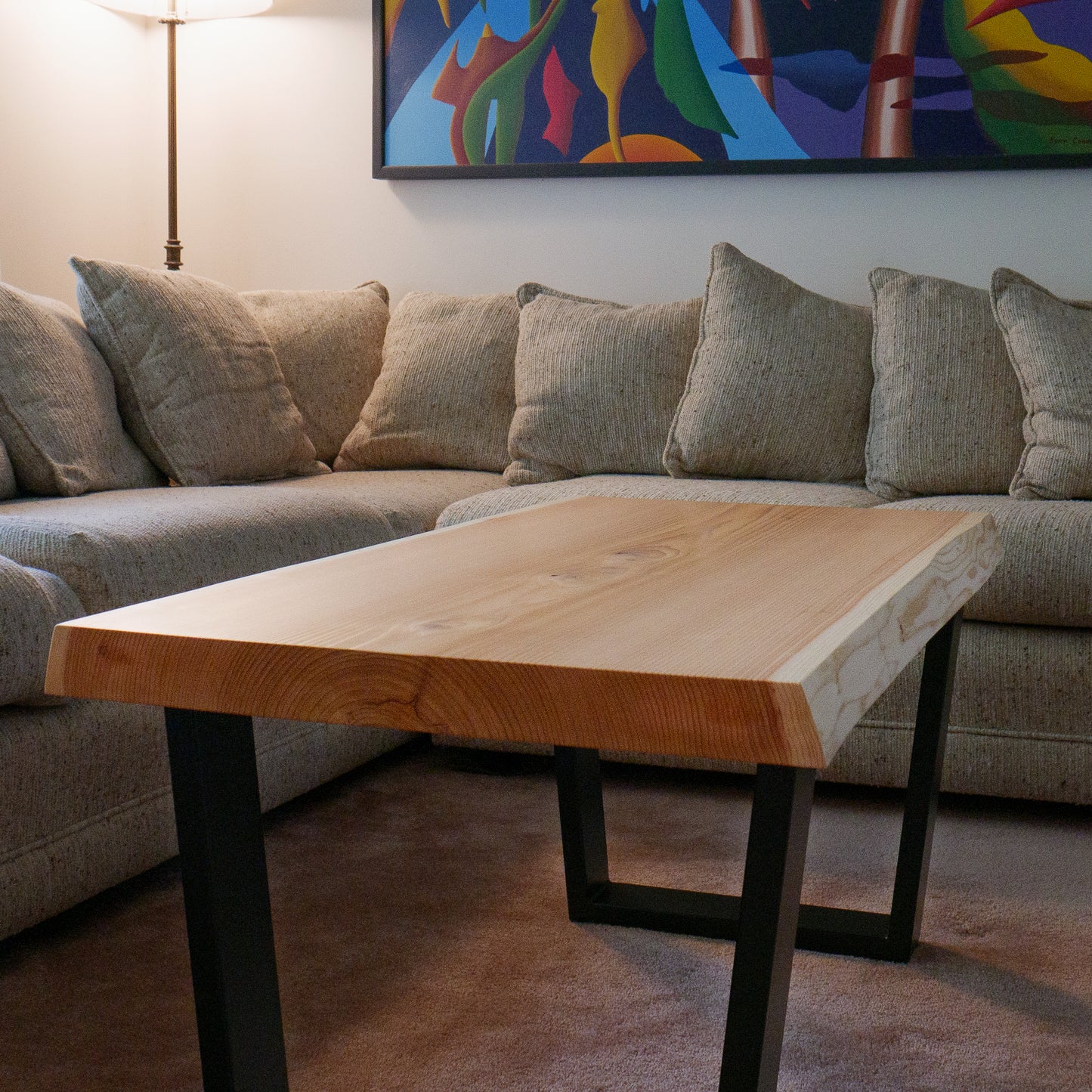 Custom Live Edge Cedar Coffee Tables