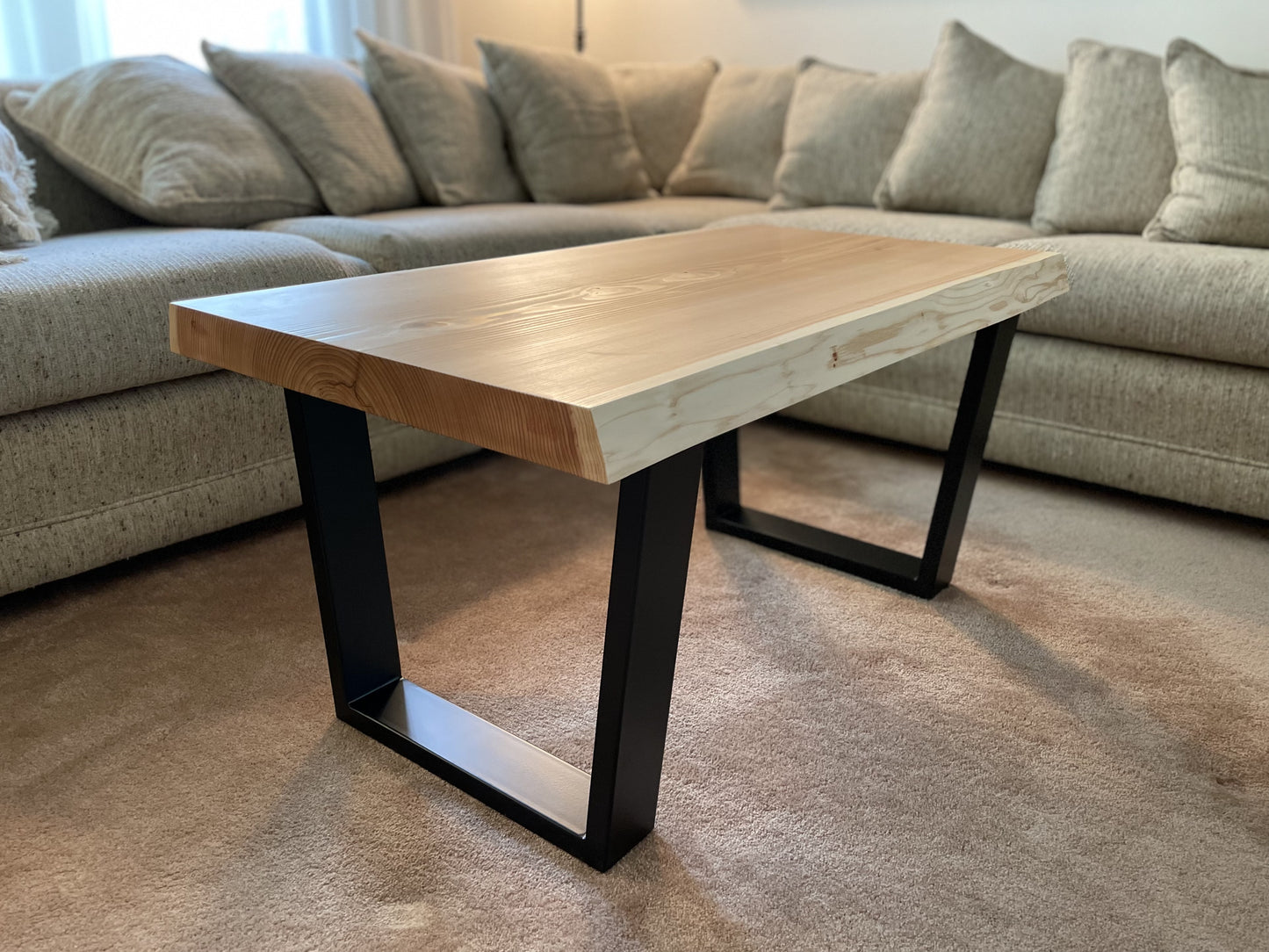 Custom Live Edge Cedar Coffee Tables