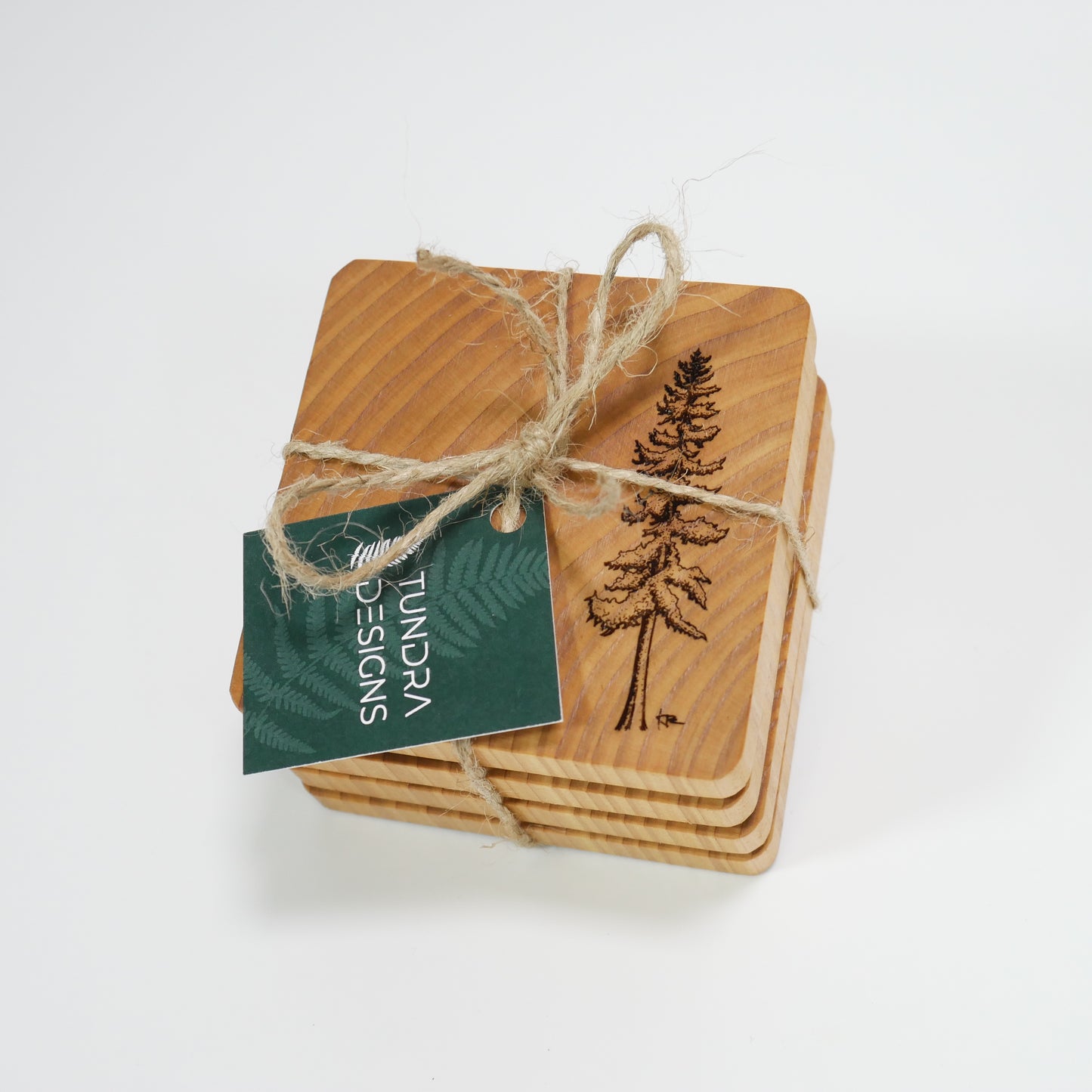 Cedar Coasters (Set of 4)