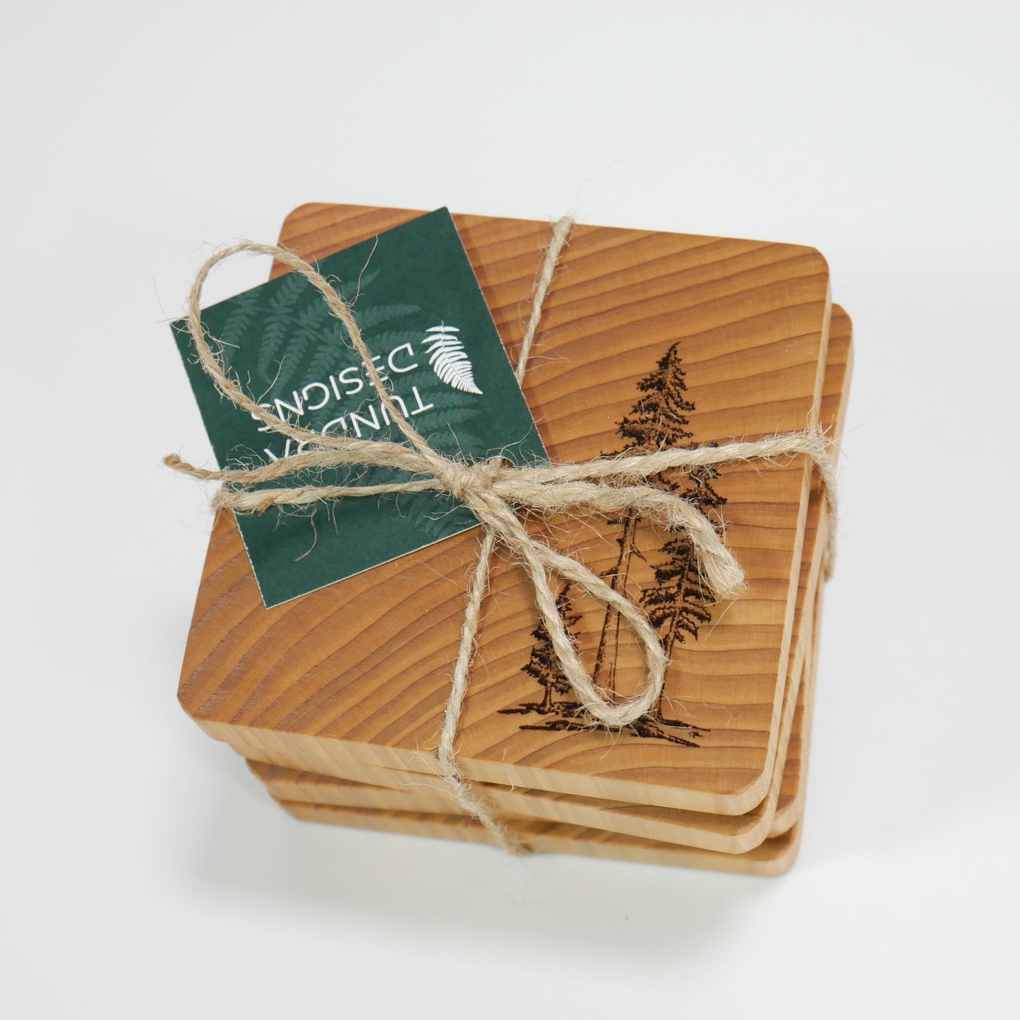 Cedar Coasters (4pk)