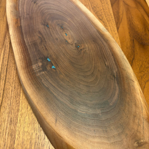 Black Walnut Oval Charcuterie Board