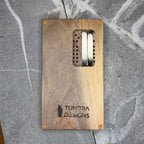 Black Walnut Cribbage Board Mini