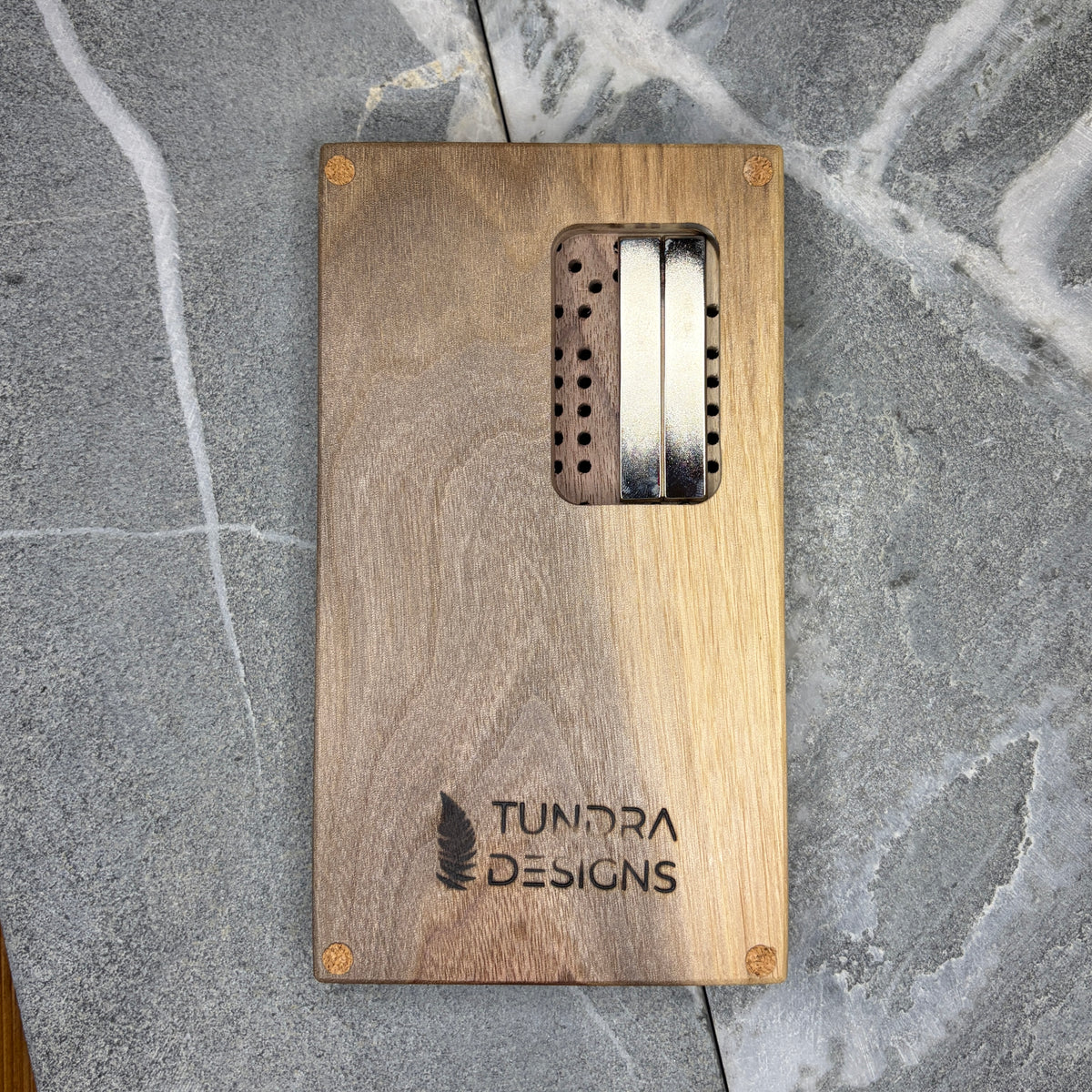 Black Walnut Cribbage Board Mini