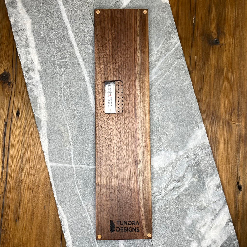 Black Walnut Cribbage Board (Banff)