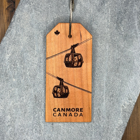 Gondolas Luggage Tag – Canmore