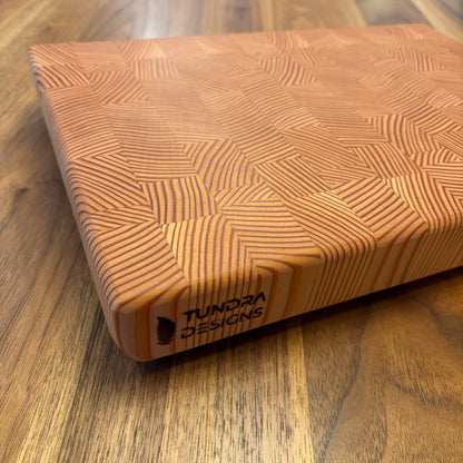 Douglas Fir End Grain Cutting Board – Handmade One-of-a-Kind Kitchen Board