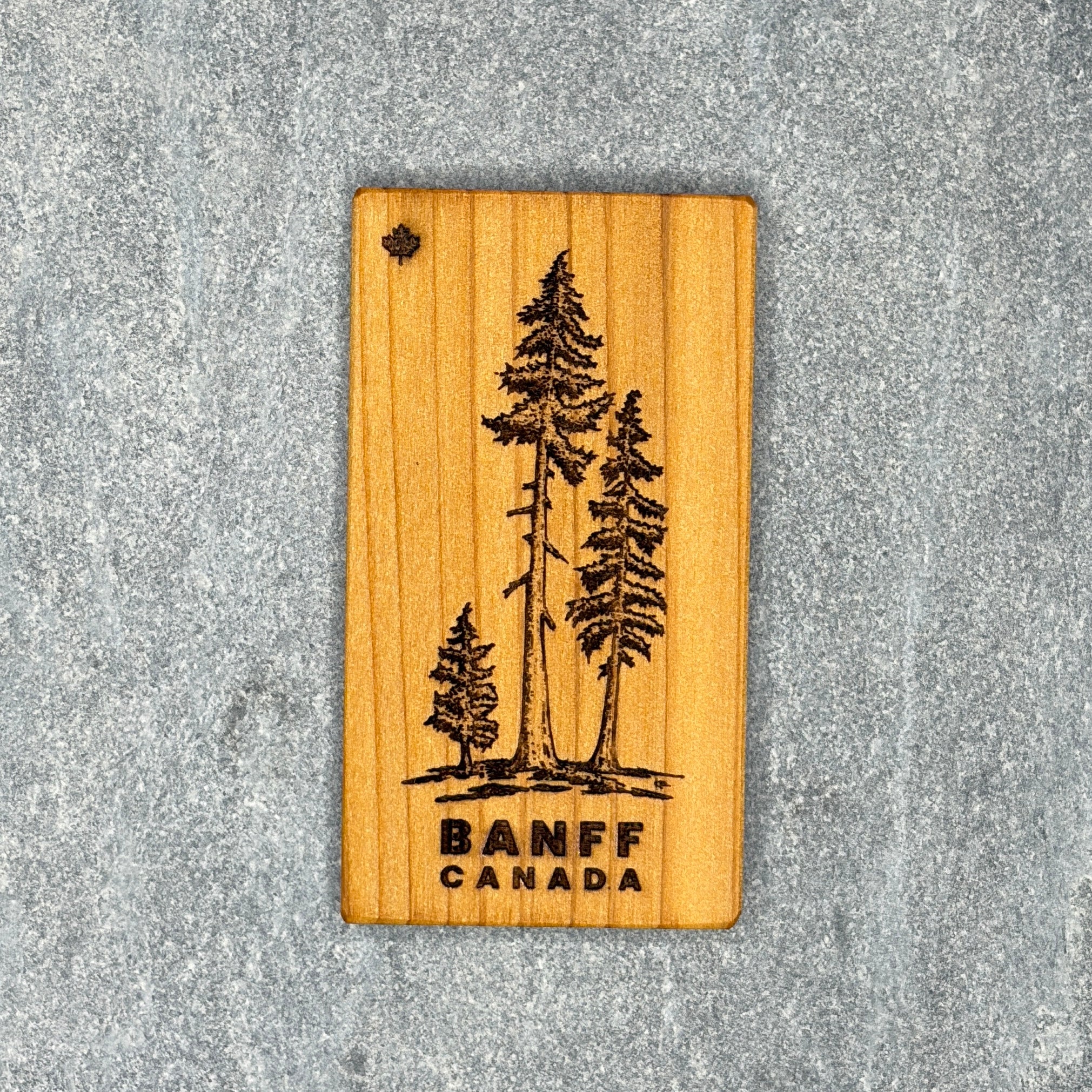 Three Hemlock Trees Magnet – Banff