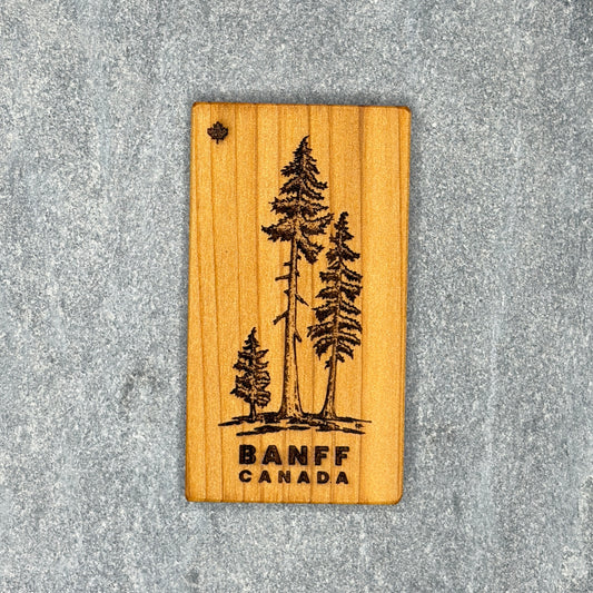 Three Hemlock Trees Magnet – Banff
