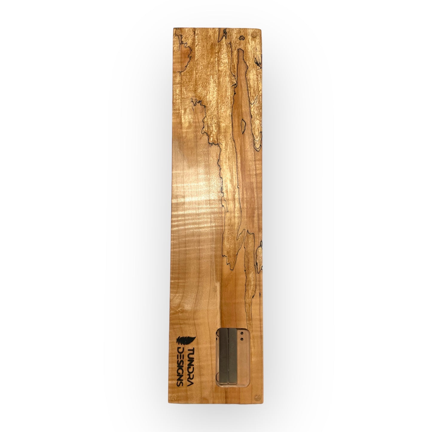 Spalted Maple Cribbage Board (Black Tusk)