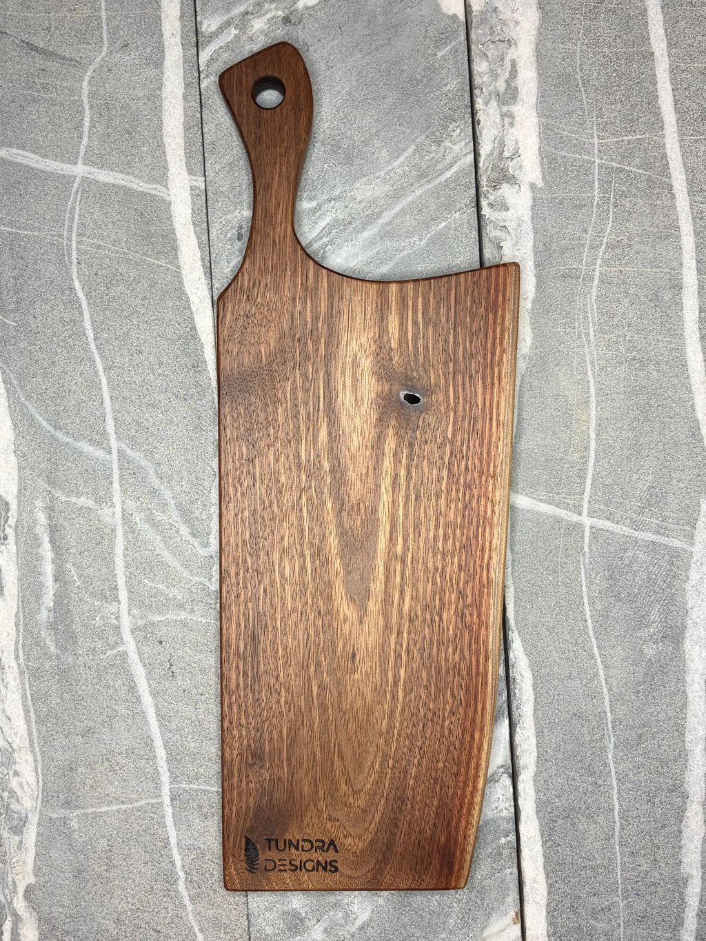 Black Walnut Live Edge Charcuterie Board – Small Serving Board