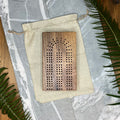 Folding Travel Dark Walnut Cribbage Board