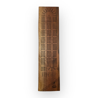 Dark Walnut Cribbage Board (Mountain Gondola)