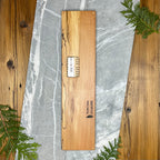 Mountain Skyline Live Edge Spalted Maple Cribbage Board