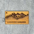 Three Sisters Mountains Magnet – Canmore