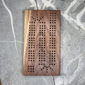 Black Walnut Cribbage Board Mini