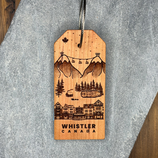 Whistler Village Luggage Tag