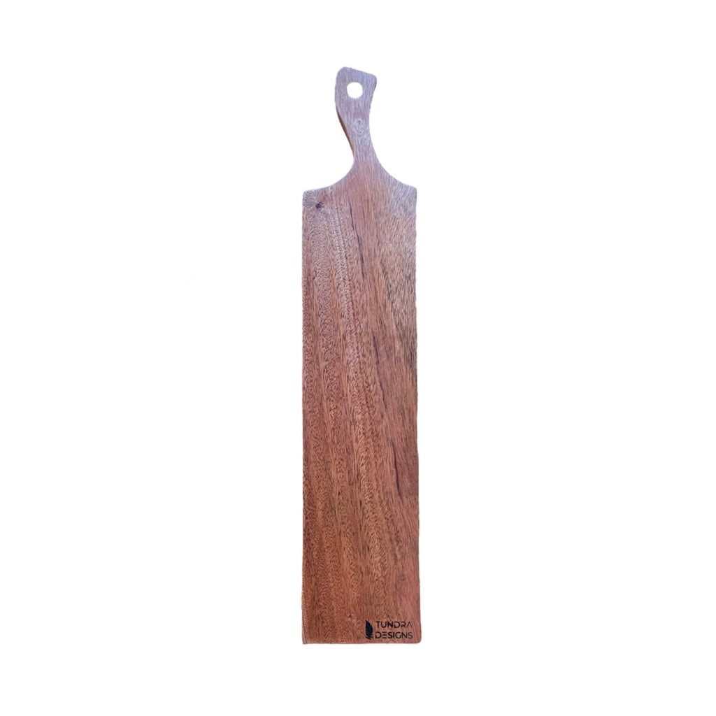 Mahogany Blue Epoxy Charcuterie Board with Chef's Handle