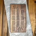 Black Walnut Mini Cribbage Board