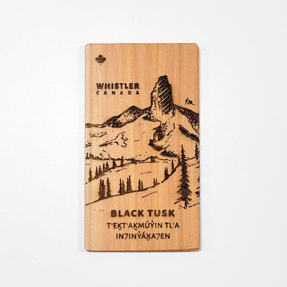 Black Tusk Whistler Magnet