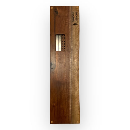 Dark Walnut Cribbage Board (Mountain Gondola)