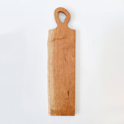Cherry Charcuterie Board with Organic Flow Handle