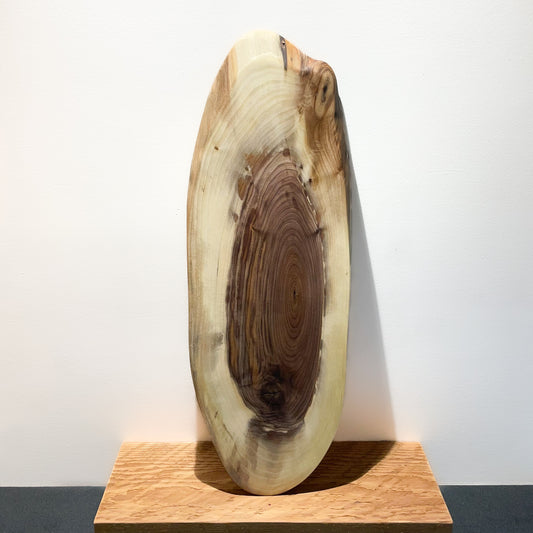 Oval Dark Walnut Charcuterie Board