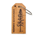 Cedar Tree Luggage Tag - Vancouver