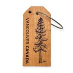 Cedar Tree Luggage Tag - Vancouver