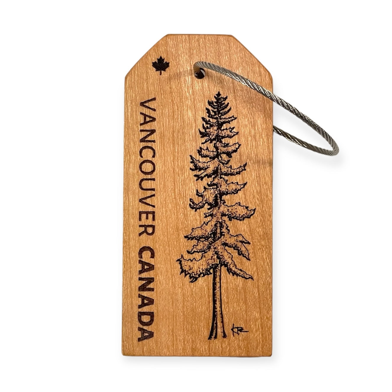 Cedar Tree Luggage Tag - Vancouver