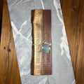 Live Edge Black Walnut Cribbage Board – Exposed Bark Edge