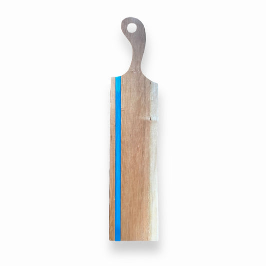 Cherry Live Edge Charcuterie Board with Flow Handle