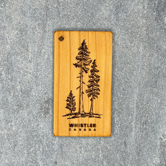 Three Hemlock Trees Magnet – Whistler