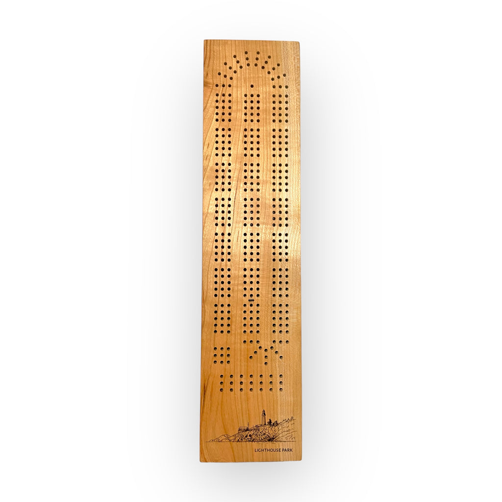 Cherry Cribbage Board (Lighthouse Park, West Vancouver)