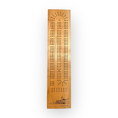 Cherry Cribbage Board (Lighthouse Park, West Vancouver)