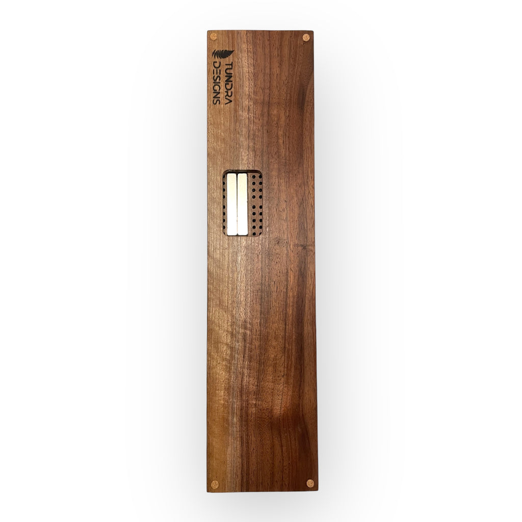Dark Walnut Cribbage Board (Black Tusk)