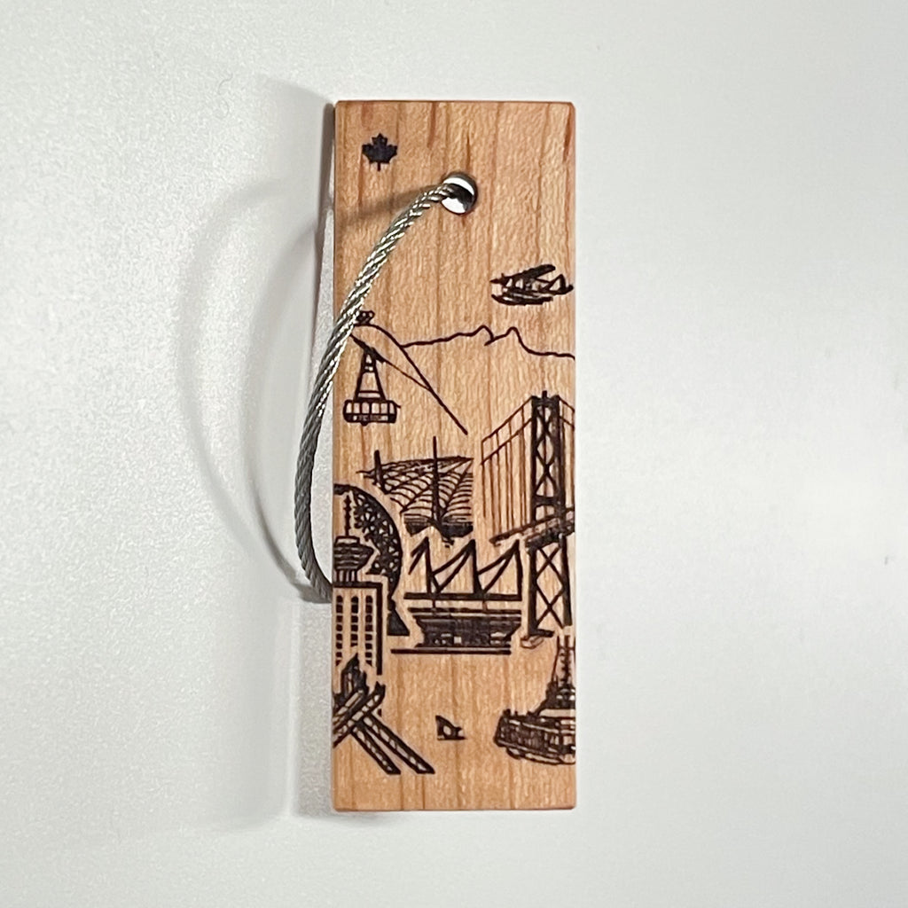 Vancouver Landmark Keychain