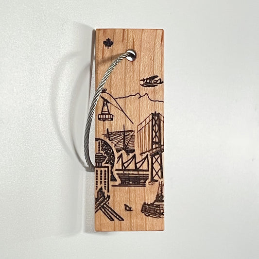 Vancouver Landmark Keychain