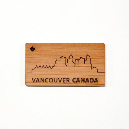 Vancouver City Skyline Magnet