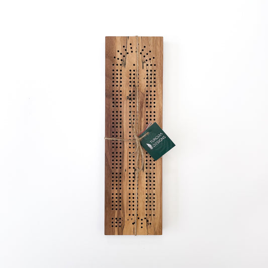 Spalted Walnut Cribbage Board