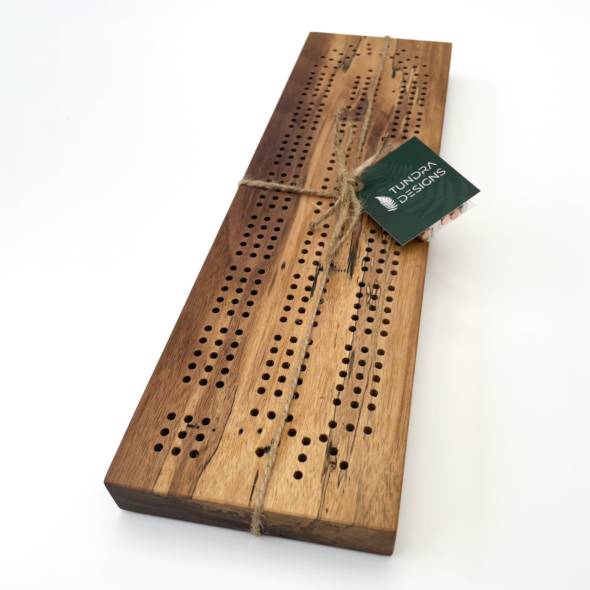 Spalted Walnut Cribbage Board