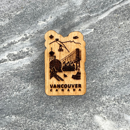 Vancouver Landmarks Pin