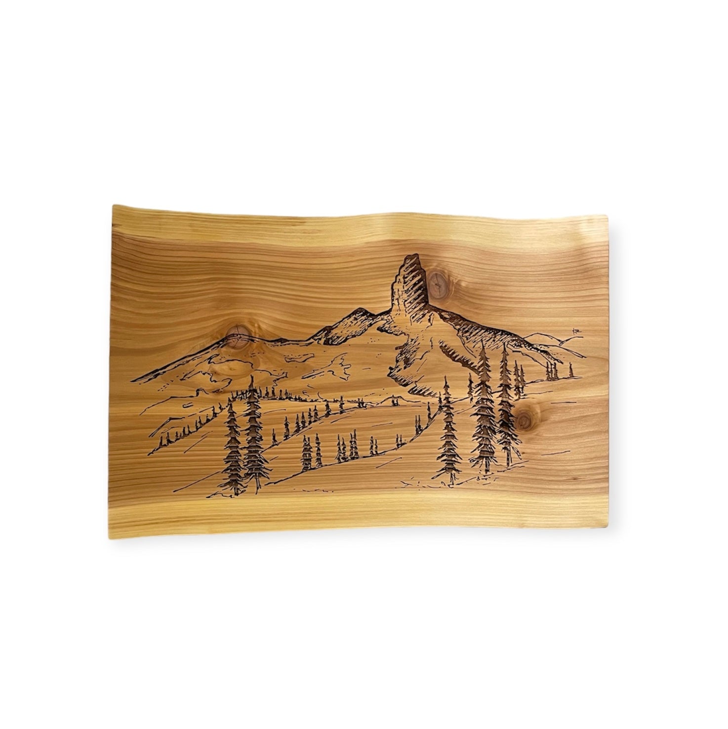 Black Tusk Live Edge Wall Art, Whistler