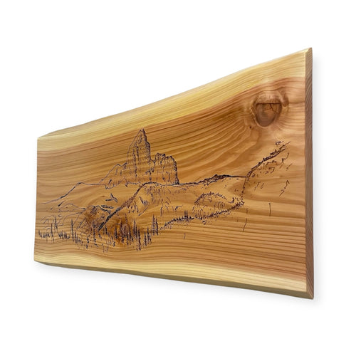 Black Tusk Cedar Wall Art, Whistler