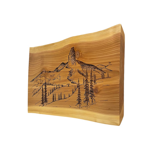 Black Tusk Live Edge Wall Art, Whistler